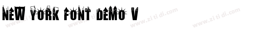 New York Font Demo V字体转换